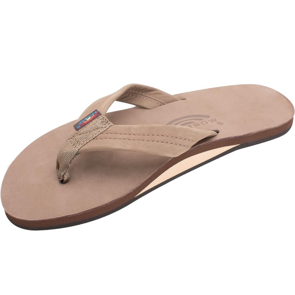 Rainbow Men’s wide strap leather sandal